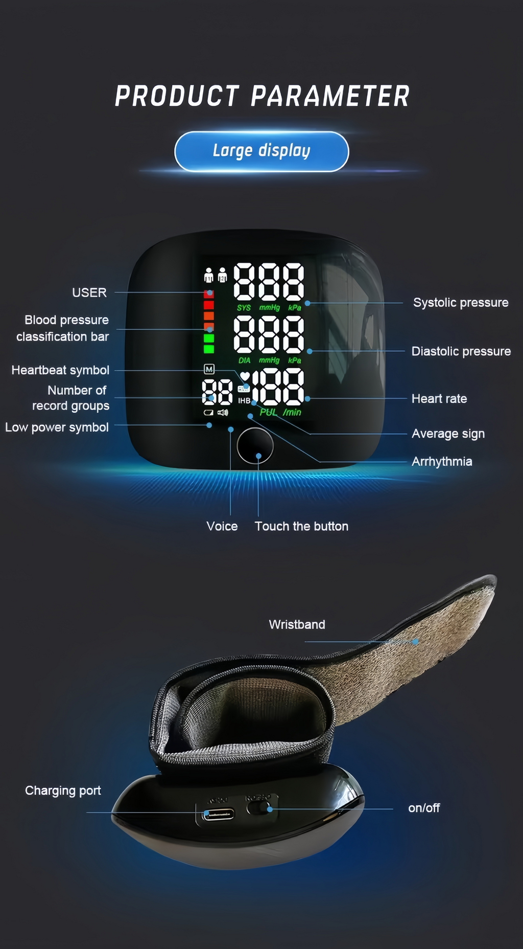 S580 Blood Pressure Monitor